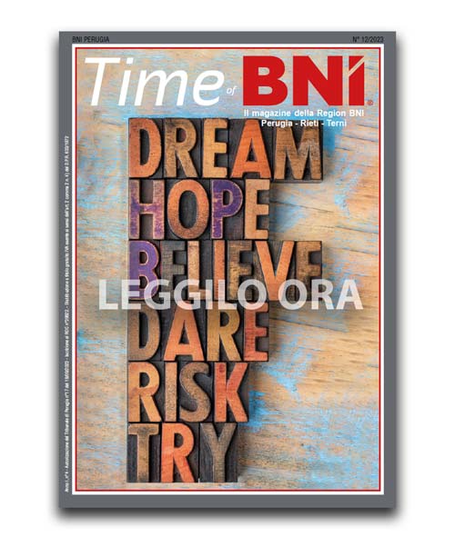 Time of BNI 12 2023 magazine bni perugia terni rieti - magninicreativesolutions.it